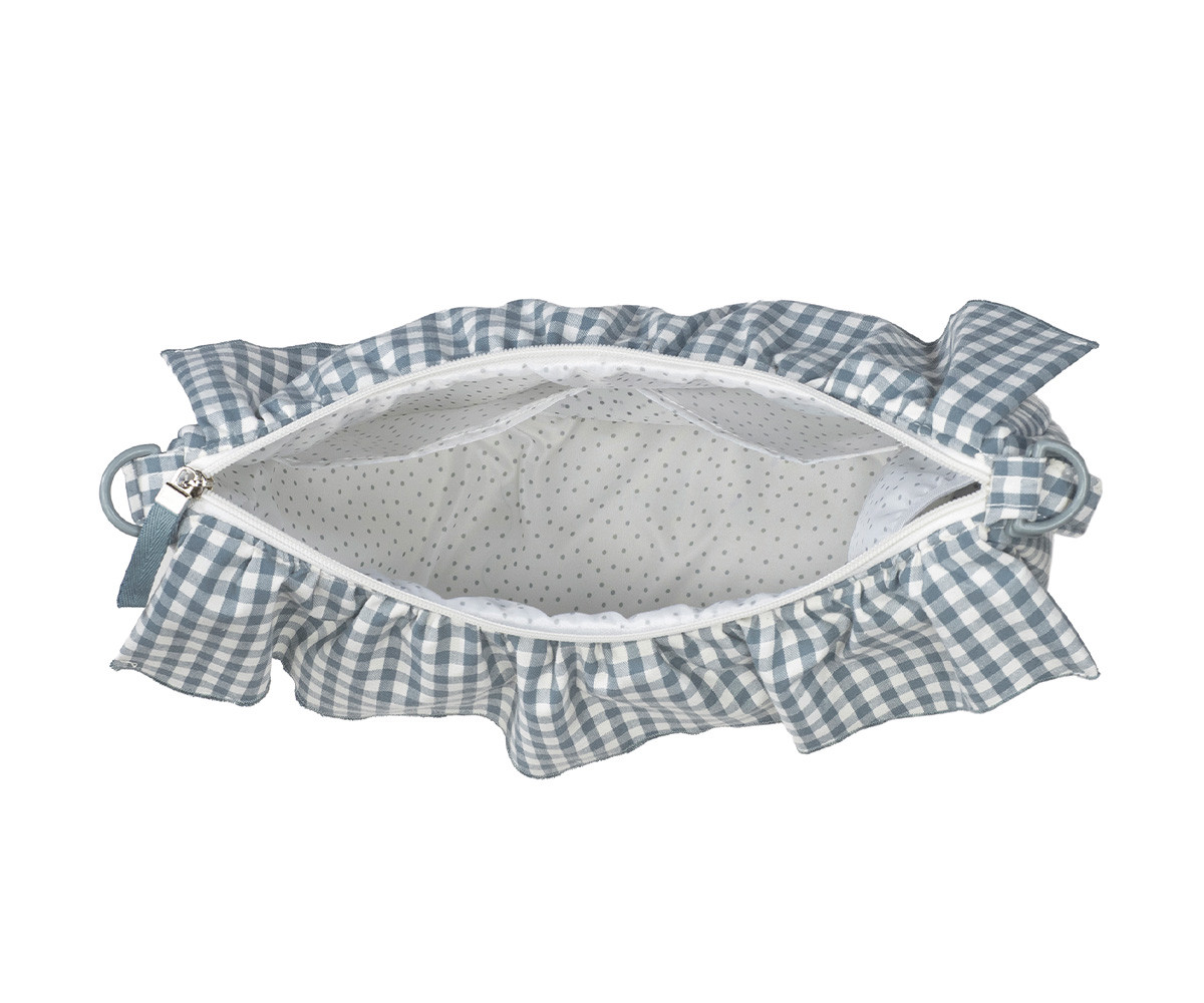 Borsa Crossbody Gondola Praliné Vichy Matcha