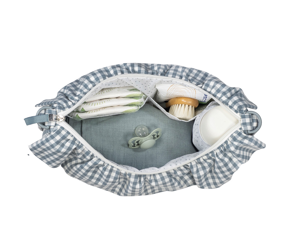 Borsa Crossbody Gondola Praliné Vichy Matcha