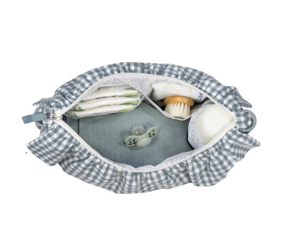 Borsa Crossbody Gondola Praliné Vichy Matcha