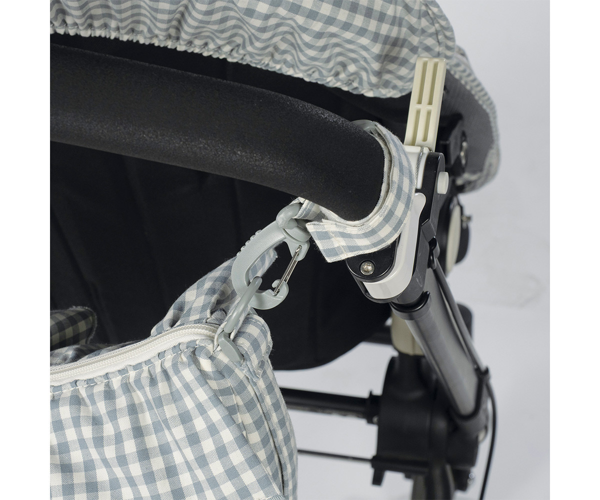 Borsa Crossbody Gondola Praliné Vichy Matcha