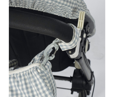 Borsa Crossbody Gondola Praliné Vichy Matcha