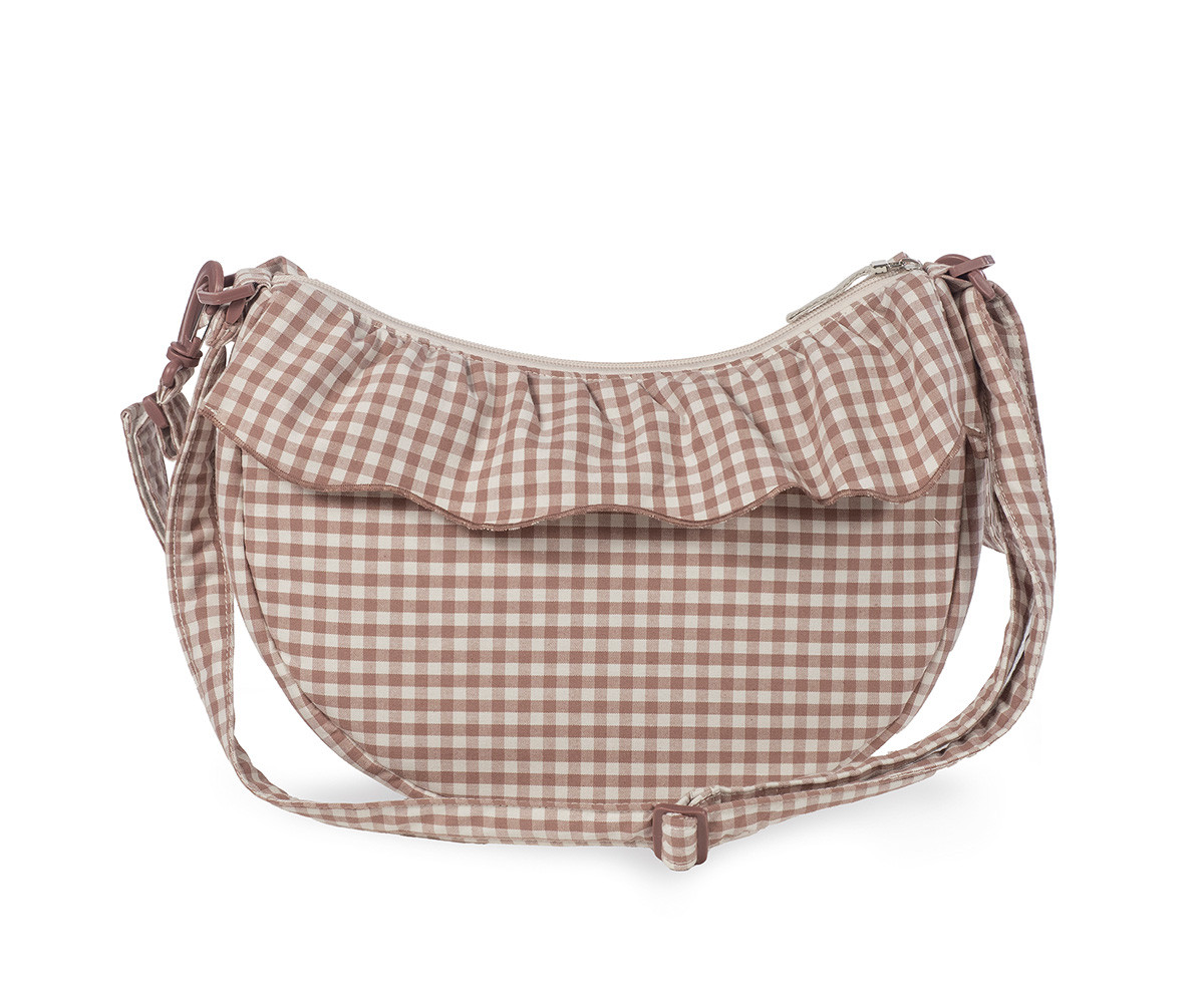 Borsa Crossbody Gondola Praliné Vichy Moka