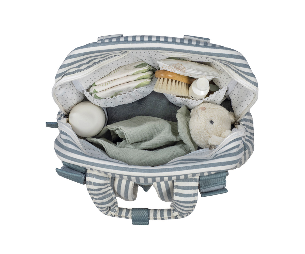 Zaino Passeggino Praliné Stripes Matcha