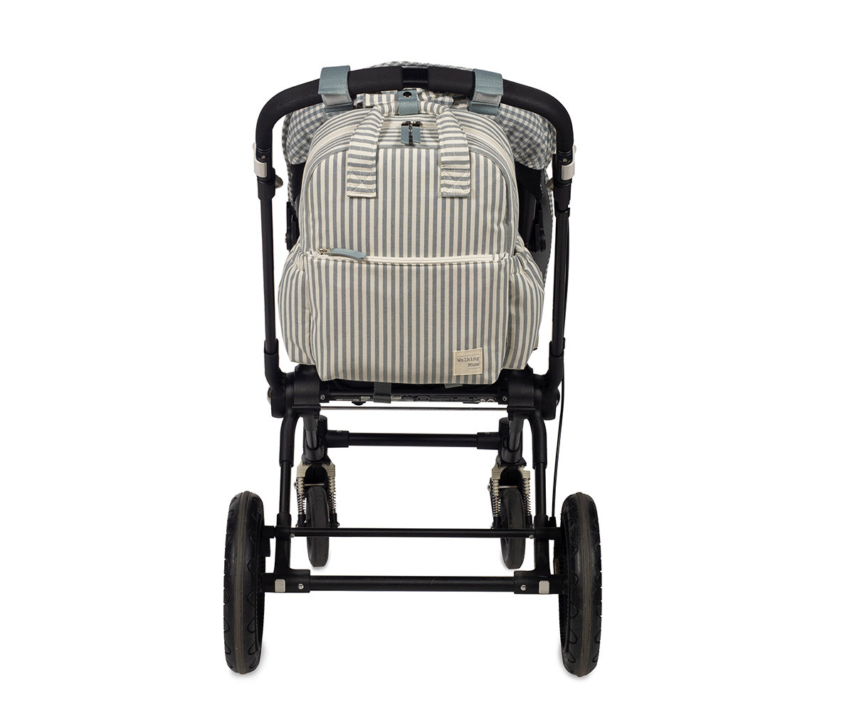 Zaino Passeggino Praliné Stripes Matcha