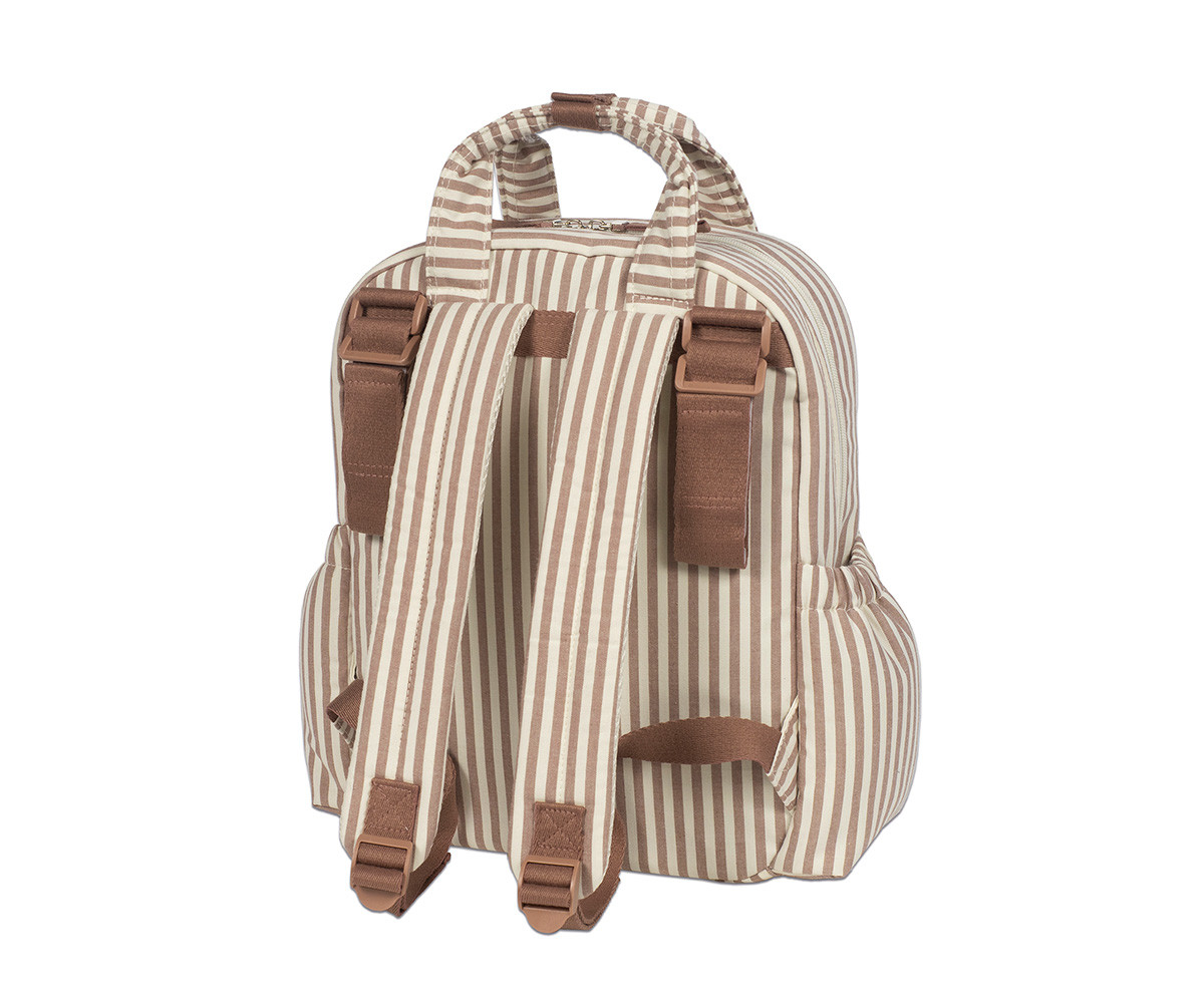 Zaino Passeggino Praliné Stripes Moka
