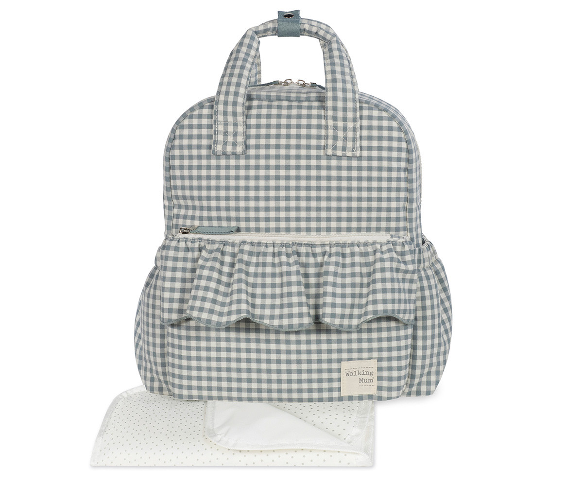 Zaino Passeggino Praliné Vichy Matcha