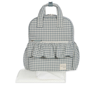 Zaino Passeggino Praliné Vichy Matcha