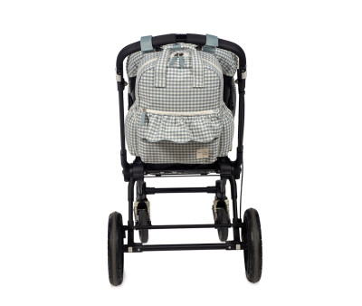 Zaino Passeggino Praliné Vichy Matcha