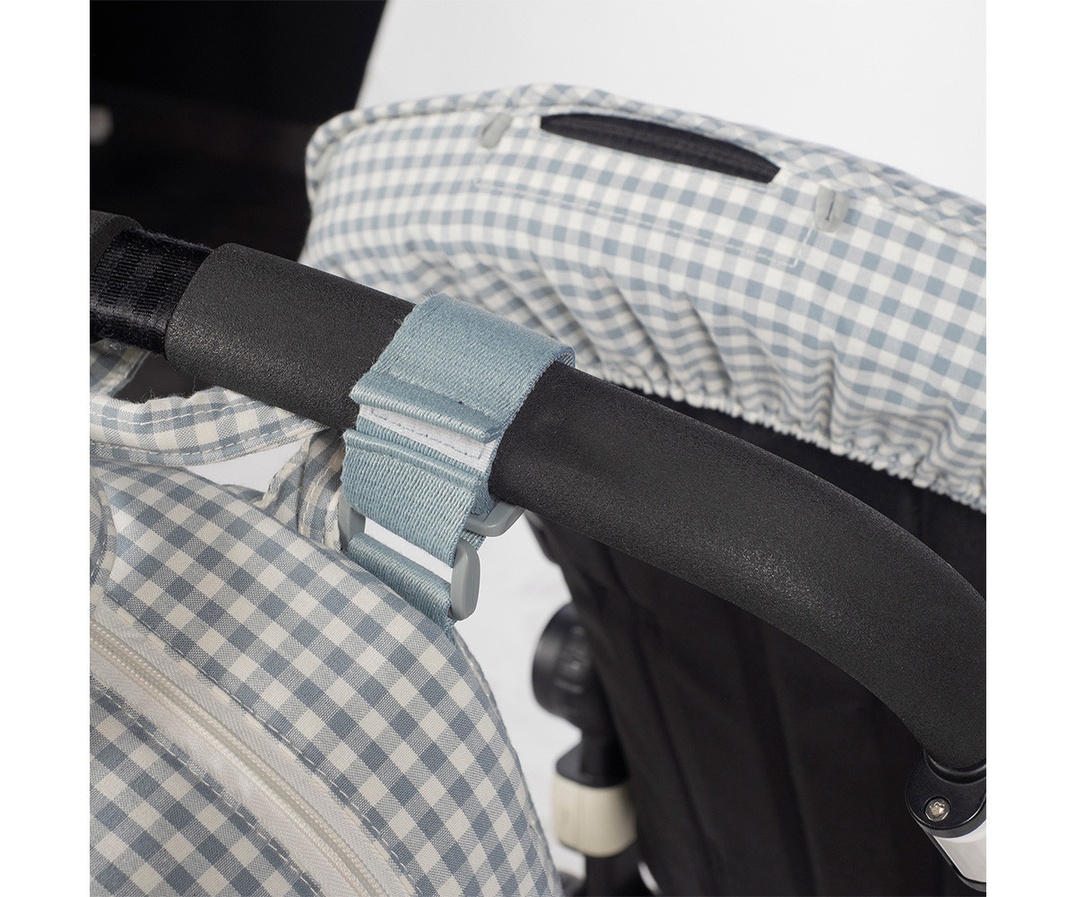 Zaino Passeggino Praliné Vichy Matcha