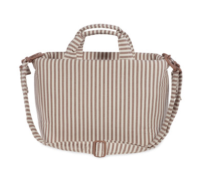 Bolsa Canastilla Praliné Rayas Moka