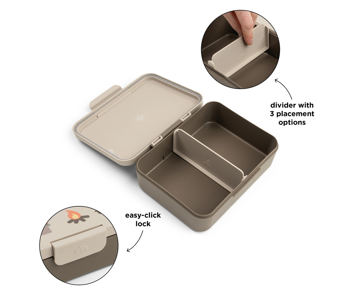 Caja de Almuerzo Grande Tiny Trails Sand