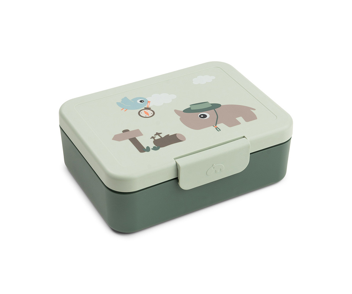 Caja de Almuerzo Grande Tiny Trails Green