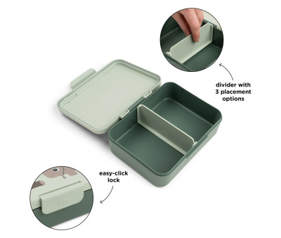 Caja de Almuerzo Grande Tiny Trails Green