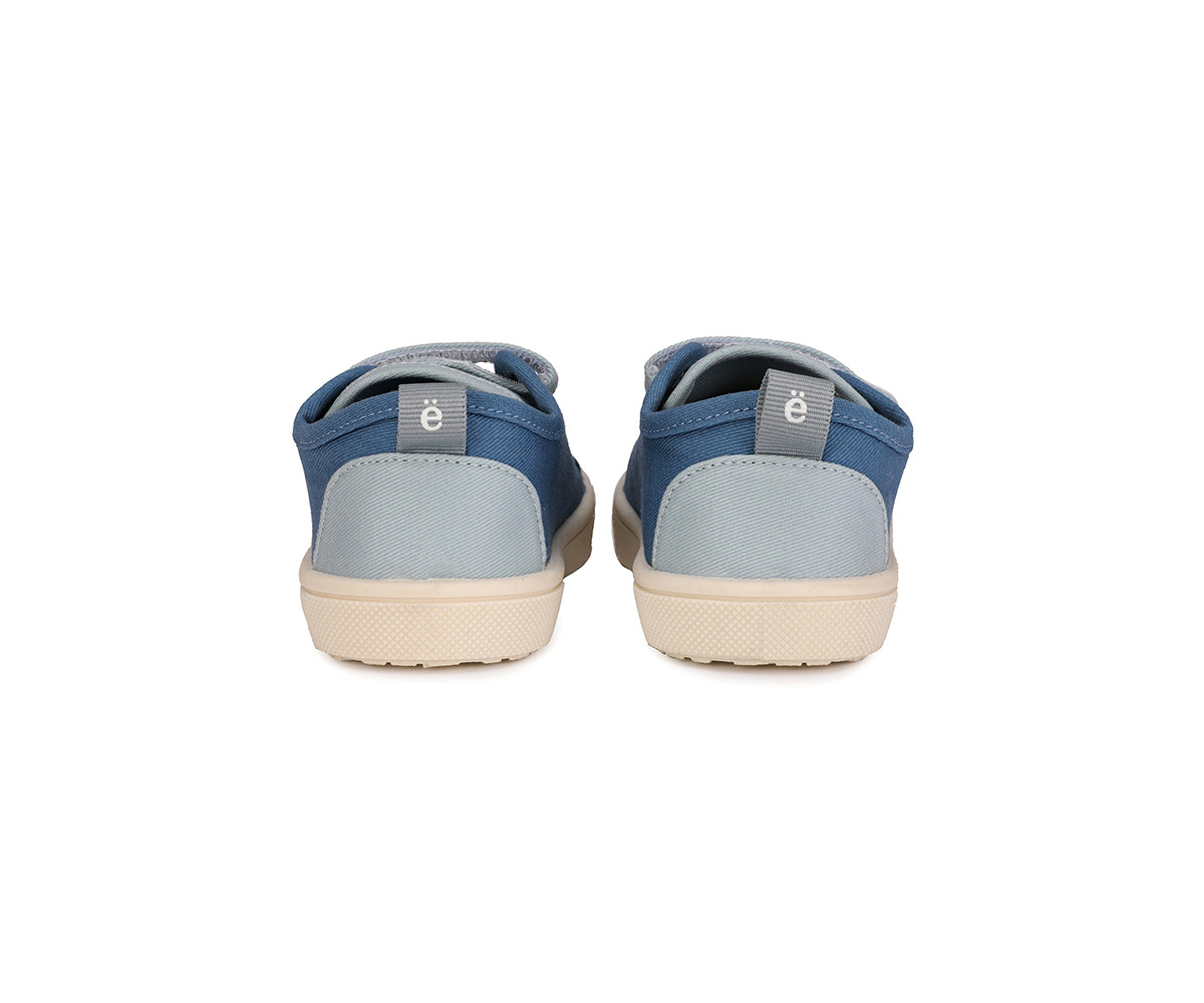 Scarpette Tela con Velcro Azure