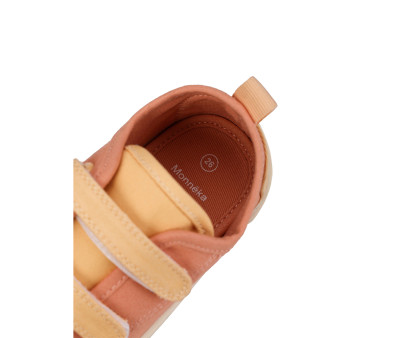 Scarpette Tela con Velcro Tangerine
