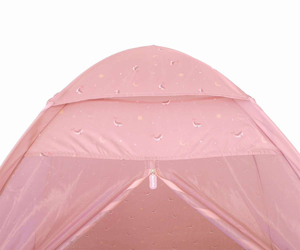 Tenda com proteção contra mosquitos Whale Pink