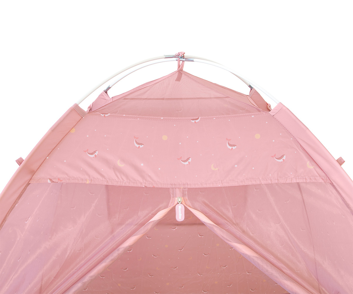 Tenda com proteção contra mosquitos Whale Pink