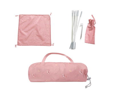 Tenda com proteção contra mosquitos Whale Pink