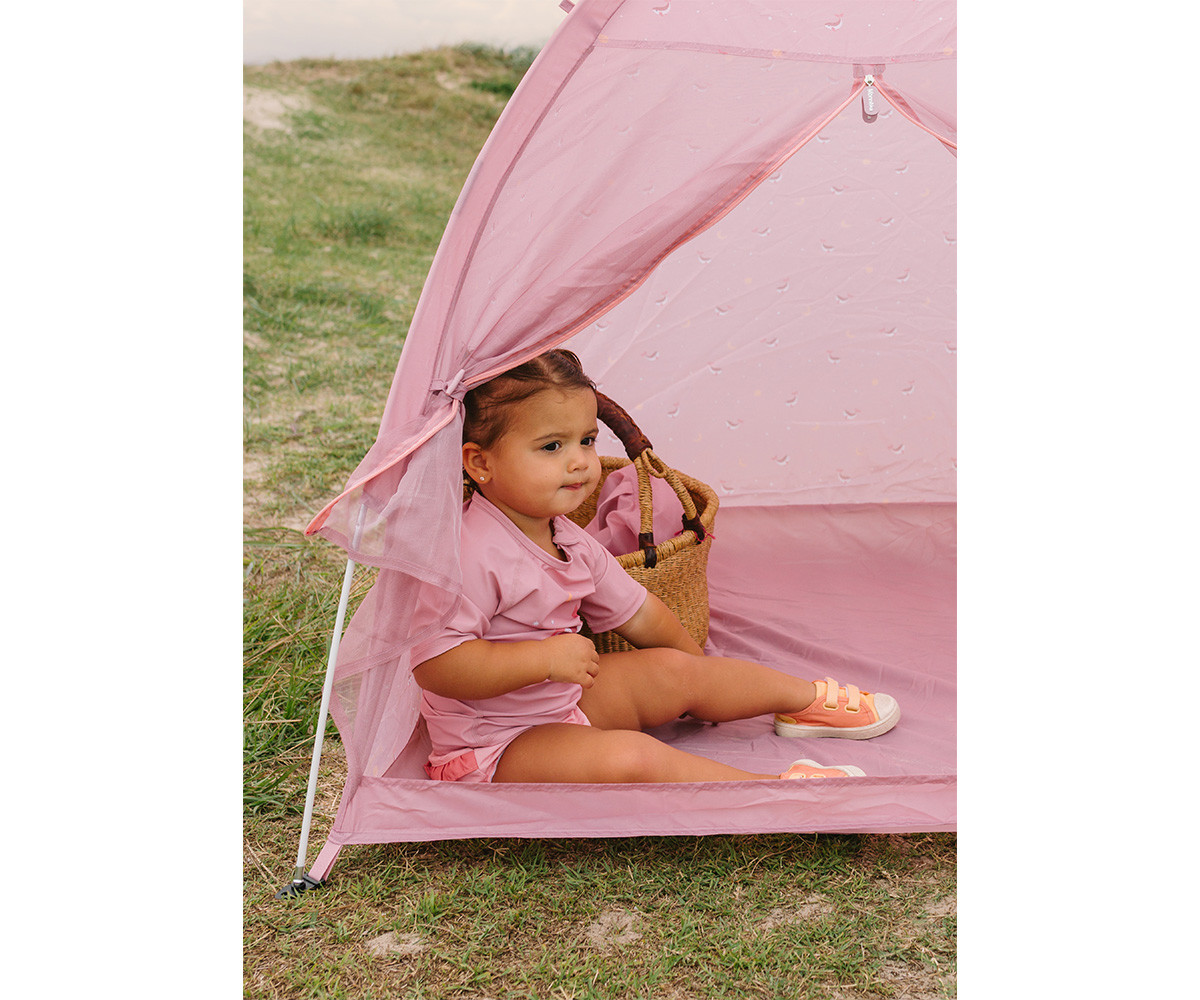 Tenda com proteção contra mosquitos Whale Pink