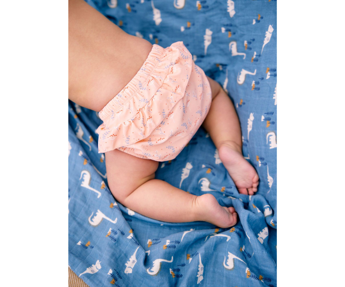 Bañador Pañal con Volante Mimosas