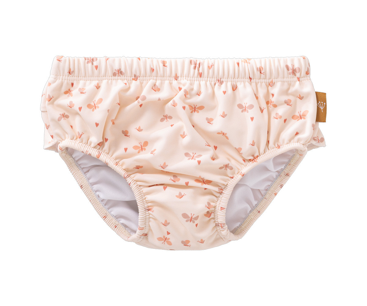 Bañador Pañal con Volante Mariposas
