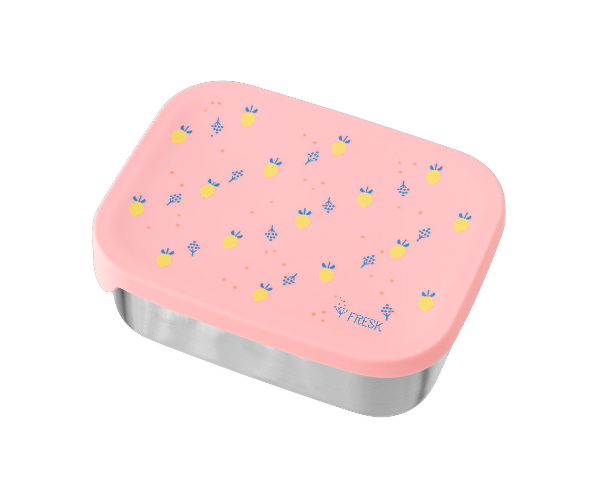 Caja de Almuerzo Acero Inoxidable Limones