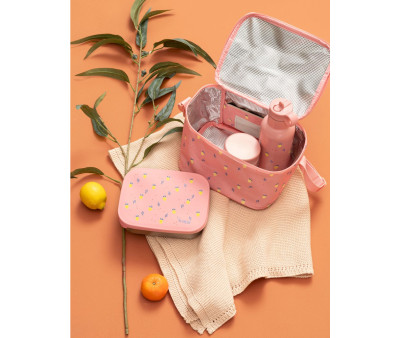 Caja de Almuerzo Acero Inoxidable Limones