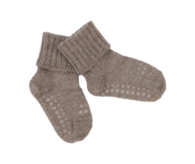 Calzine Antiscivolo Lana Alpaca Walnut