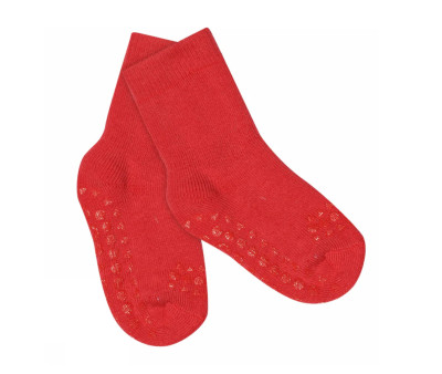 Calzine Antiscivolo Cotone Organico Tomato