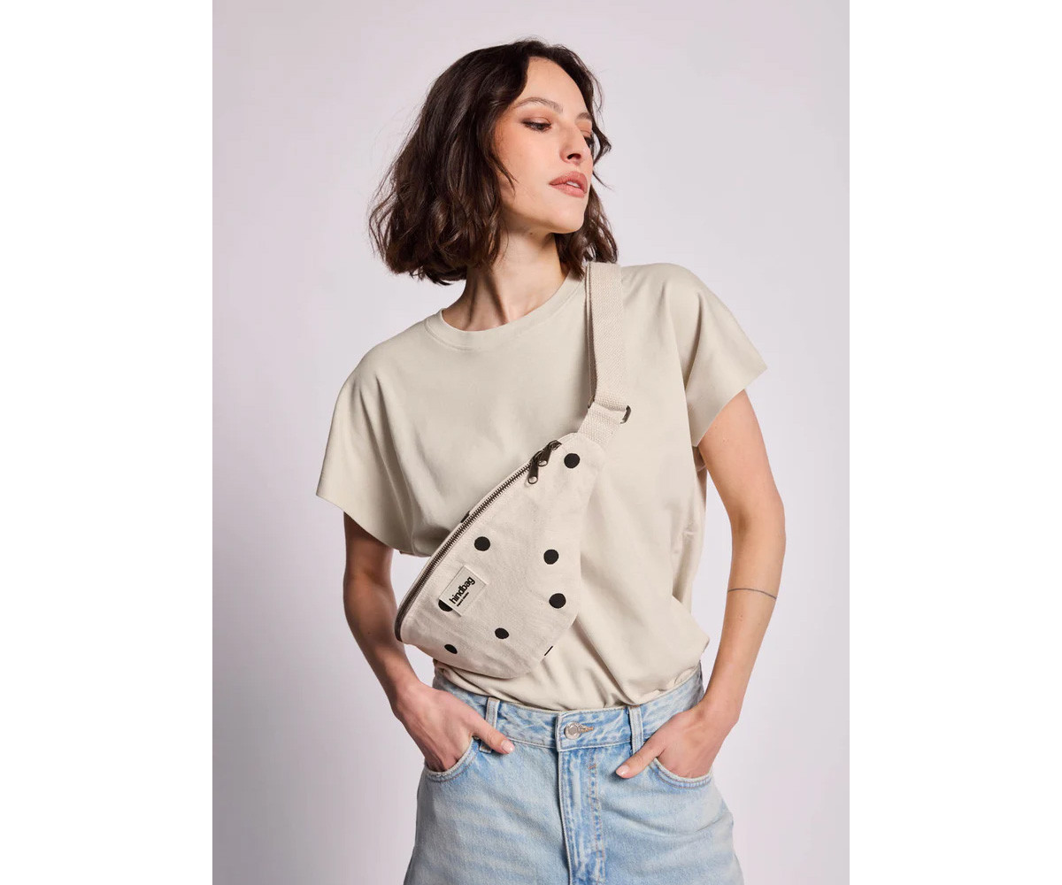 Riñonera de Algodón Orgánico Olivia Polka Dot