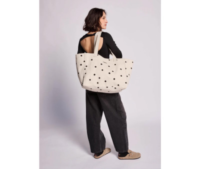 Bolsa Tote de Algodón Orgánico Claude Polka Dot