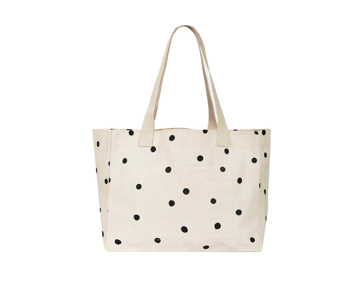 Bolsa Tote de Algodón Orgánico Claude Polka Dot