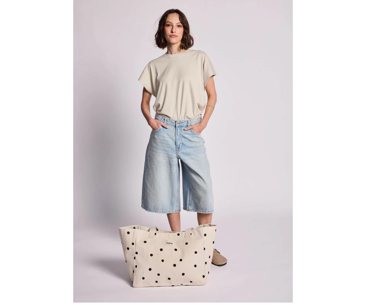 Bolsa Tote de Algodón Orgánico Claude Polka Dot