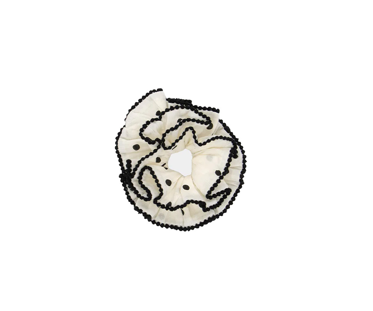 Coletero con Volantes de Algodón Orgánico Polka Dot