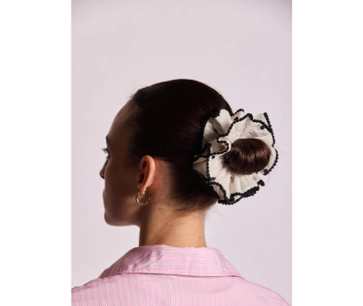 Coletero con Volantes de Algodón Orgánico Polka Dot