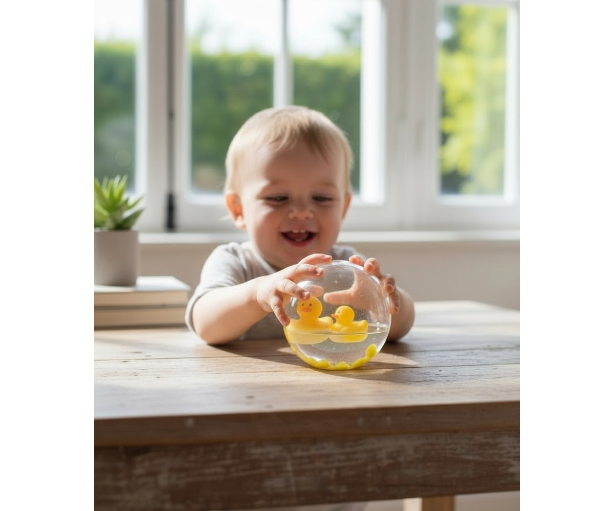 Juguete de Baño Bola Sensorial Happy Bubbles Duckies