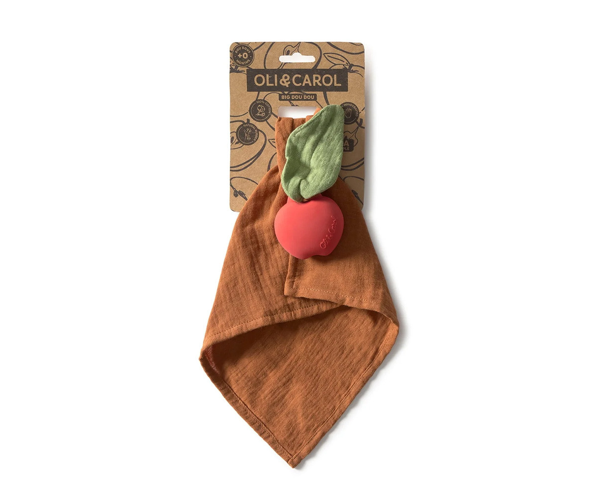 Doudou-Dentarello Pepa the Apple Personalizzabile
