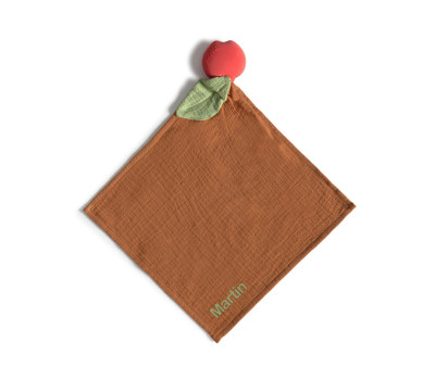 Doudou-Dentarello Pepa the Apple Personalizzabile