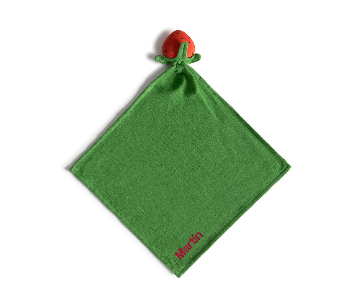 Doudou-Dentarello Sweetie the Strawberry Personalizzabile