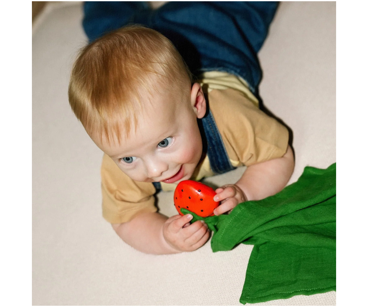 Doudou-Dentarello Sweetie the Strawberry Personalizzabile