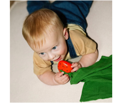 Doudou-Dentarello Sweetie the Strawberry Personalizzabile