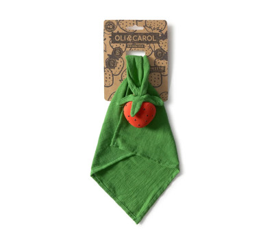 Doudou-Dentarello Sweetie the Strawberry Personalizzabile