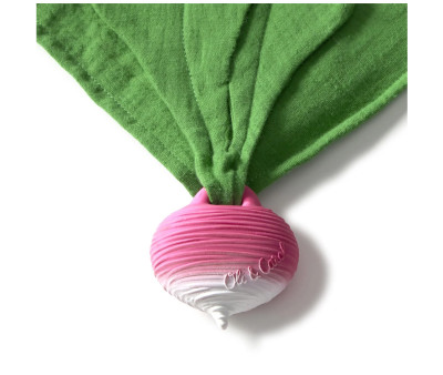 Doudou-Dentarello Ramona the Radish Personalizzabile