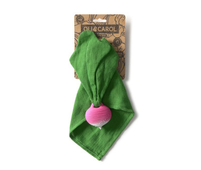 Doudou-Dentarello Ramona the Radish Personalizzabile