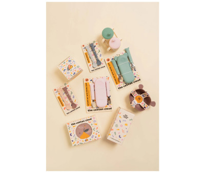 Talheres de aço inoxidável Zoe Sea Lilac com CAPA