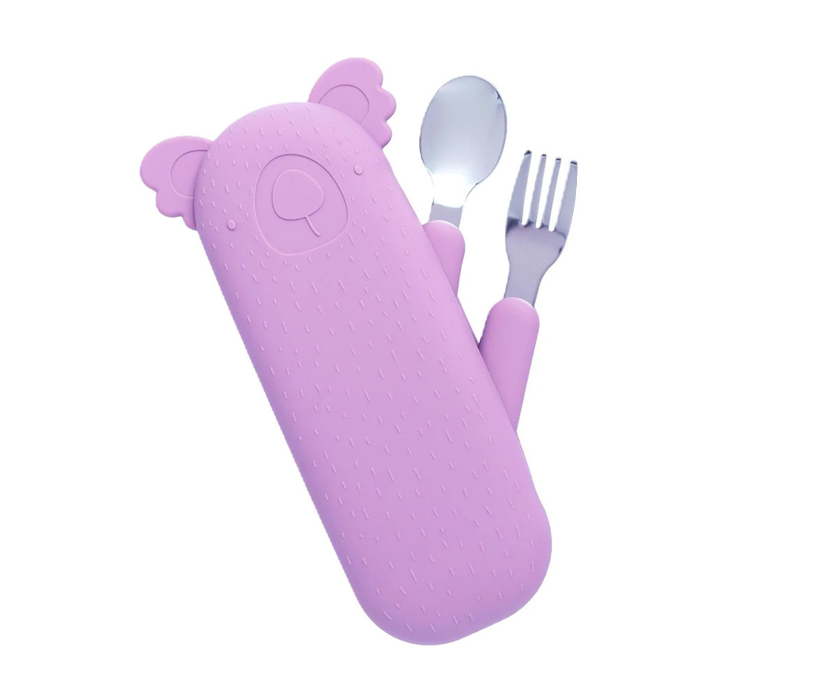 Talheres de aço inoxidável Zoe Sea Lilac com CAPA