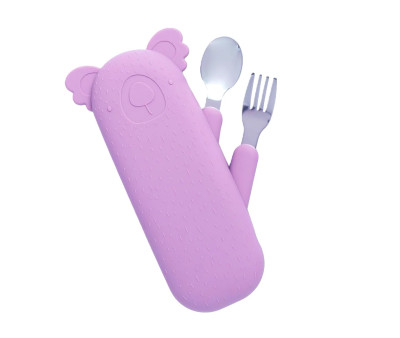 Talheres de aço inoxidável Zoe Sea Lilac com CAPA