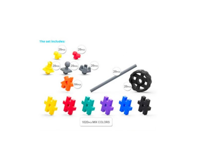 1300 Pezzi Costruzione Meli Basic Tech+