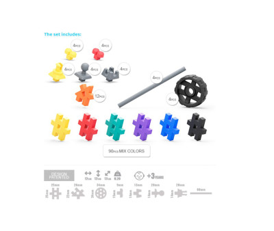 130 Pezzi Costruzione Meli Basic Tech+