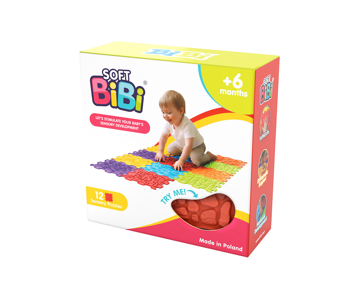Alfombra Sensorial SoftBi 12 piezas
